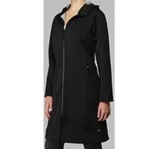 Lululemon Apres Softshell Waterproof Fleece Lined Jacket Rain hooded Coat Sz M